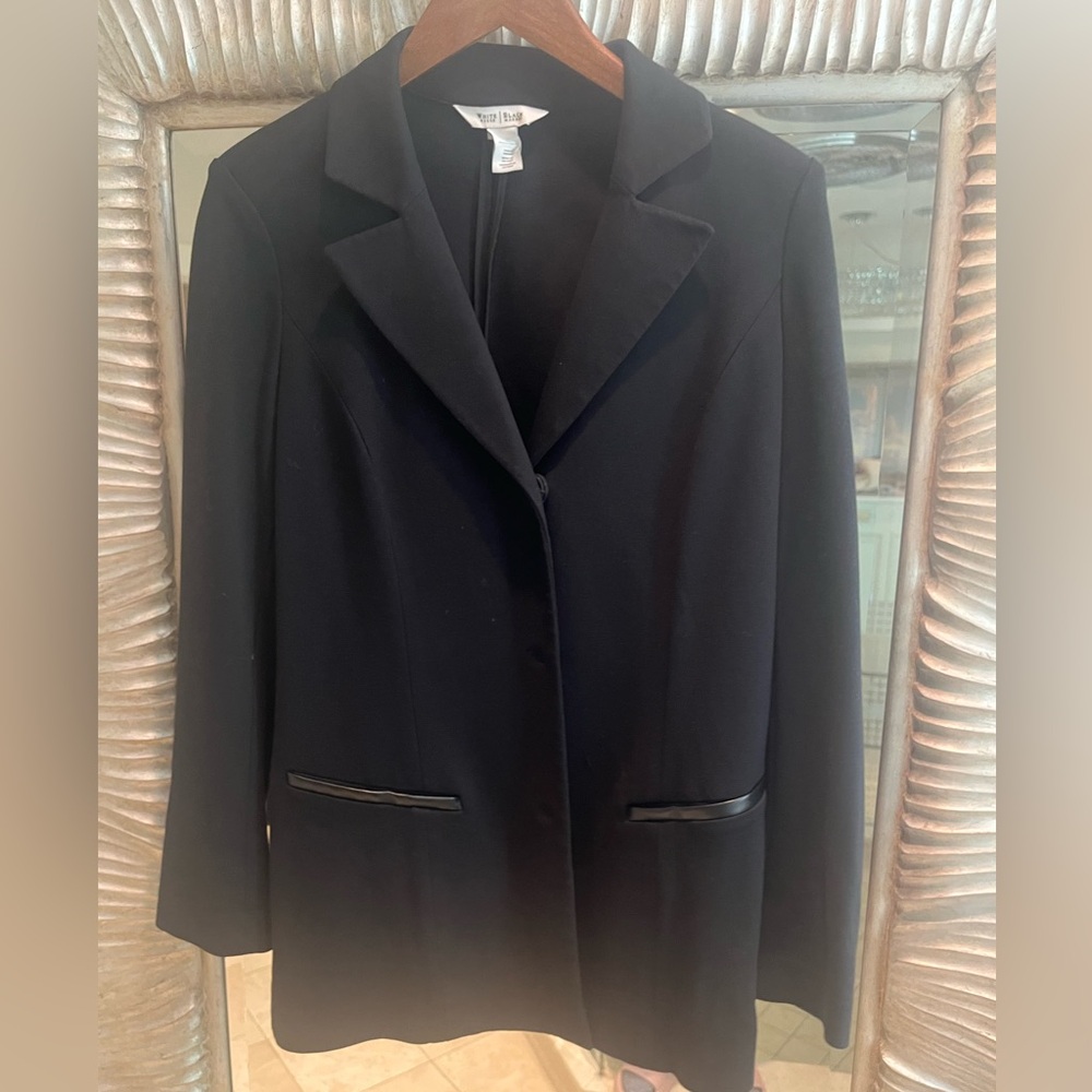 White House Black Market Stretch Black Blazer